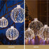 3 PCS Christmas Lights 360 LED Fairy Light Ball Decorations Jingle Jollys - Outdoorium