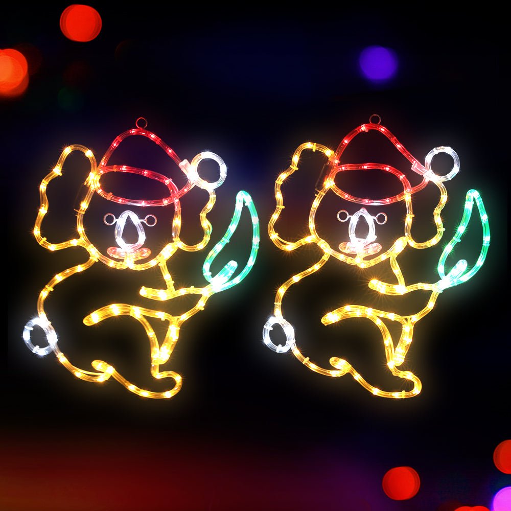 Jingle Jollys Christmas Lights 48cm Motif 216 LED Rope Light Outdoor Decoration - Outdoorium