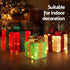 3 PCS Christmas Lights 60 LED Fairy Light Gift Box Jingle Jollys - Outdoorium