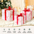 3 PCS Christmas Lights 70 LED Fairy Light Gift Box Jingle Jollys | Outdoorium