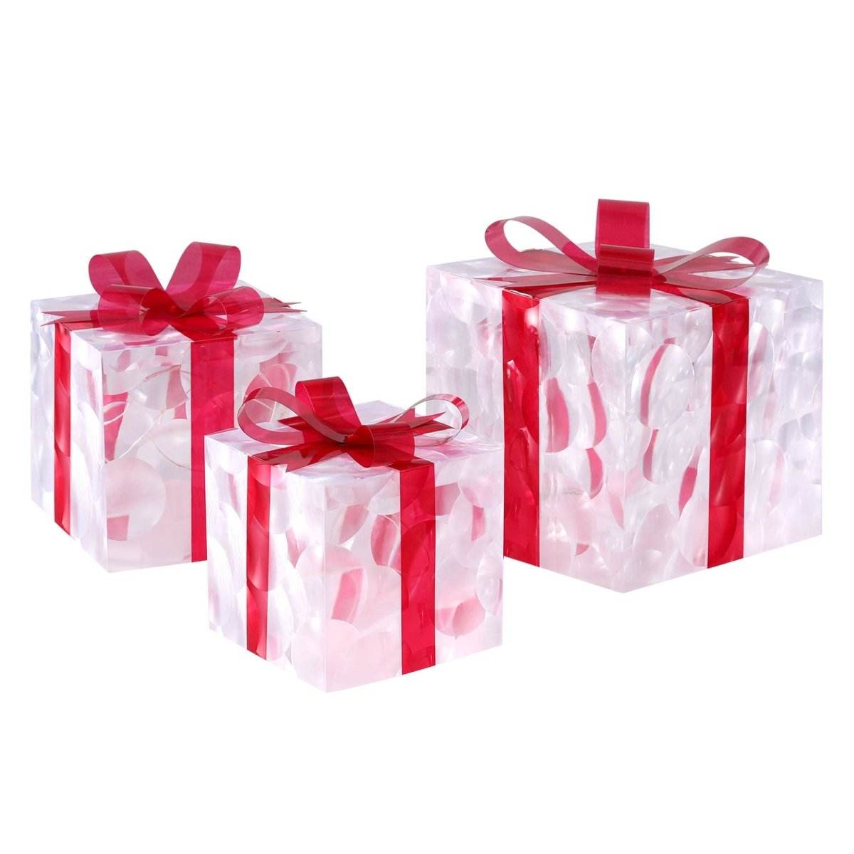 3 PCS Christmas Lights 70 LED Fairy Light Gift Box Jingle Jollys | Outdoorium