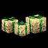 3 PCS Christmas Lights 70 LED Fairy Light Gift Box Jingle Jollys - Outdoorium