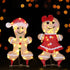 30 LED Christmas Lights Gingerbread Motif Fairy Light Decoration Jingle Jollys - Outdoorium