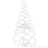 1.7M Christmas Tree 230 LED RGB Motif Lights Jingle Jollys | Outdoorium