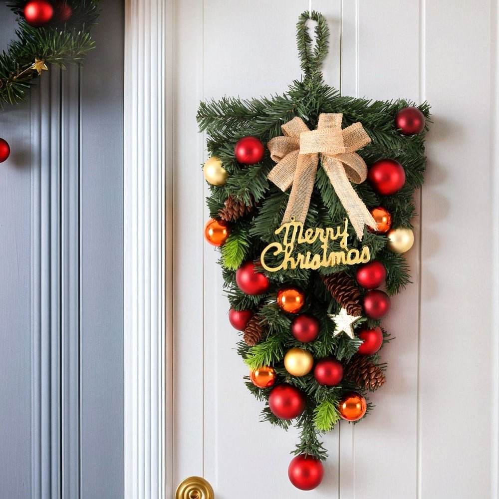 Jingle Jollys Hanging Christmas Garland 50CM Ornaments Party Decorations | Outdoorium