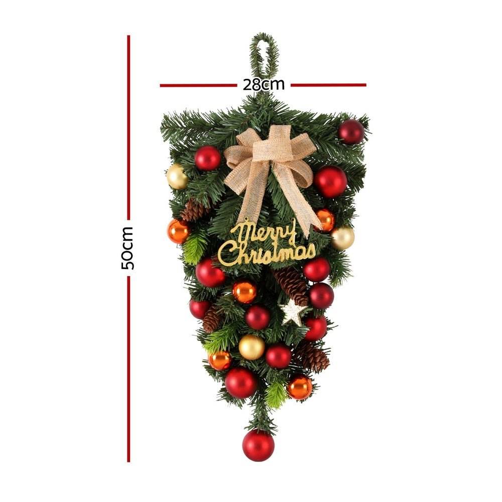 Jingle Jollys Hanging Christmas Garland 50CM Ornaments Party Decorations | Outdoorium
