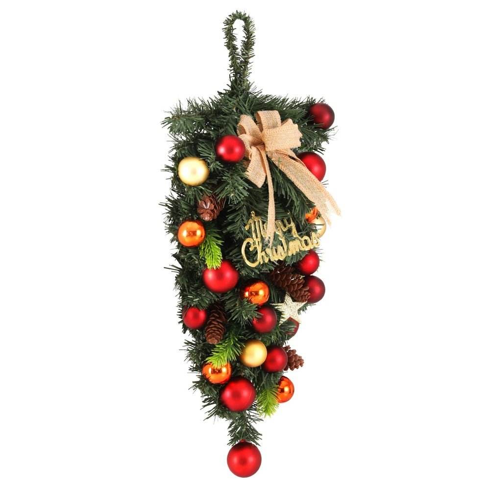 Jingle Jollys Hanging Christmas Garland 50CM Ornaments Party Decorations | Outdoorium