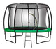 Kahuna 8ft Trampoline Free Ladder Spring Mat Net Safety Pad Cover Round Enclosure Green | Outdoorium