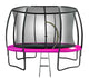 Kahuna 8ft Trampoline Free Ladder Spring Mat Net Safety Pad Cover Round Enclosure Pink | Outdoorium