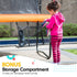 Kahuna 8ft Trampoline Kahuna With Spring Mat Pad Net Outdoor - Orange - Outdoorium