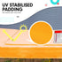 Kahuna 8ft X 11ft Outdoor Rectangular Orange Trampoline with Safety Enclosure. | Outdoorium
