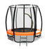Kahuna Classic 6ft Outdoor Round Orange Trampoline Safety Enclosure - Outdoorium