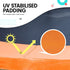 Kahuna Classic 6ft Outdoor Round Orange Trampoline Safety Enclosure - Outdoorium