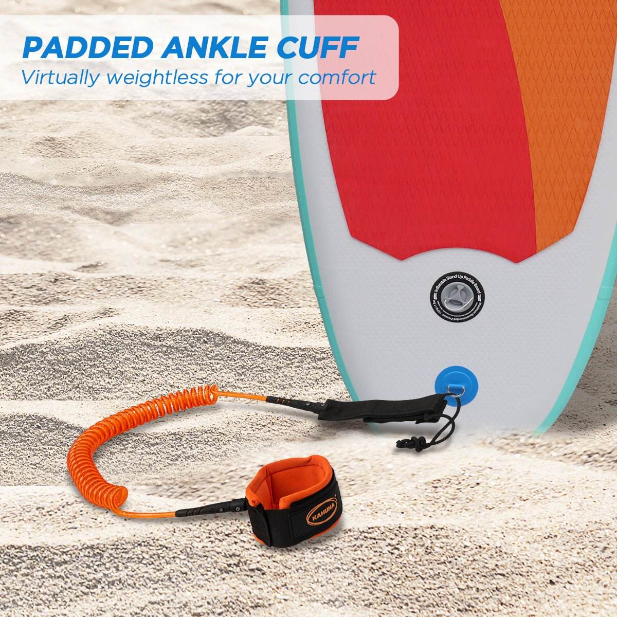 Kahuna Hana Safety Leash for Stand Up Paddle Board - Outdoorium