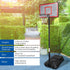 Kahuna Height - Adjustable Basketball Hoop Backboard Portable Stand | Outdoorium