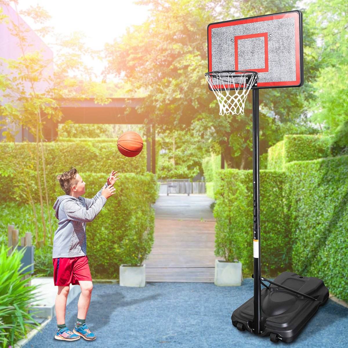 Kahuna Height - Adjustable Basketball Hoop Backboard Portable Stand | Outdoorium