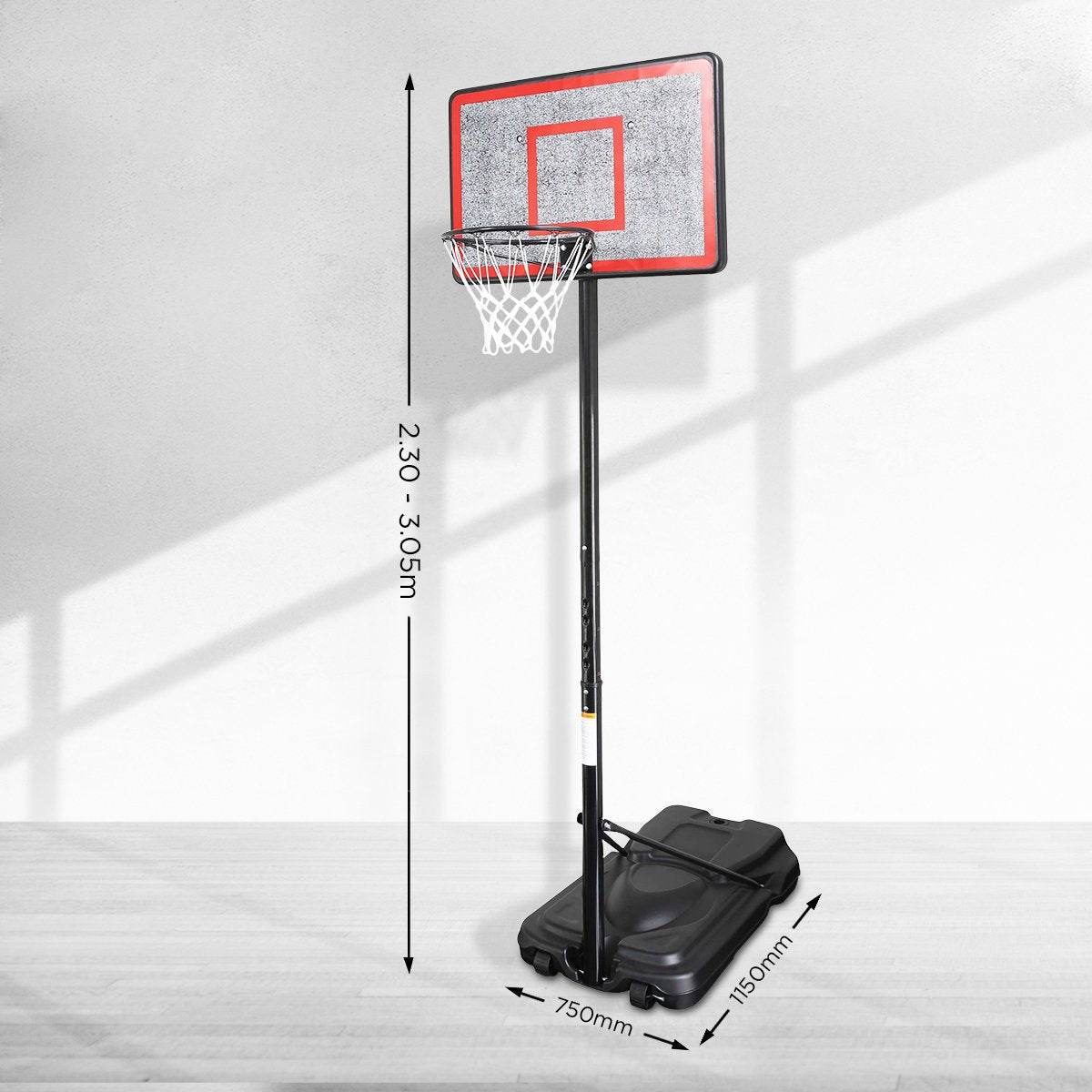 Kahuna Height - Adjustable Basketball Hoop Backboard Portable Stand | Outdoorium