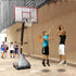 Kahuna Portable Basketball Ring Stand w/ Adjustable Height Ball Holder | Outdoorium