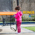 Kahuna Trampoline 6 Ft x 9 Ft Rectangular Outdoor - Orange - Outdoorium