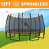 Kahuna Twister 12ft Springless Trampoline Outdoor Mat Pad Net Ladder | Outdoorium