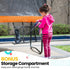 Kahuna Twister 14ft Springless Trampoline Outdoor Kids Safety Net Pad Mat - Outdoorium