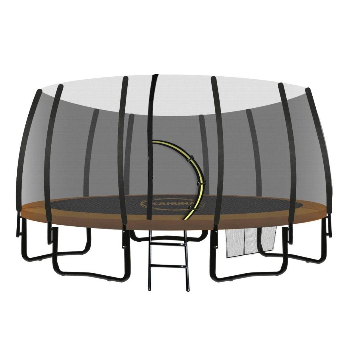 Kahuna Twister 14ft Springless Trampoline Outdoor Kids Safety Net Pad Mat | Outdoorium
