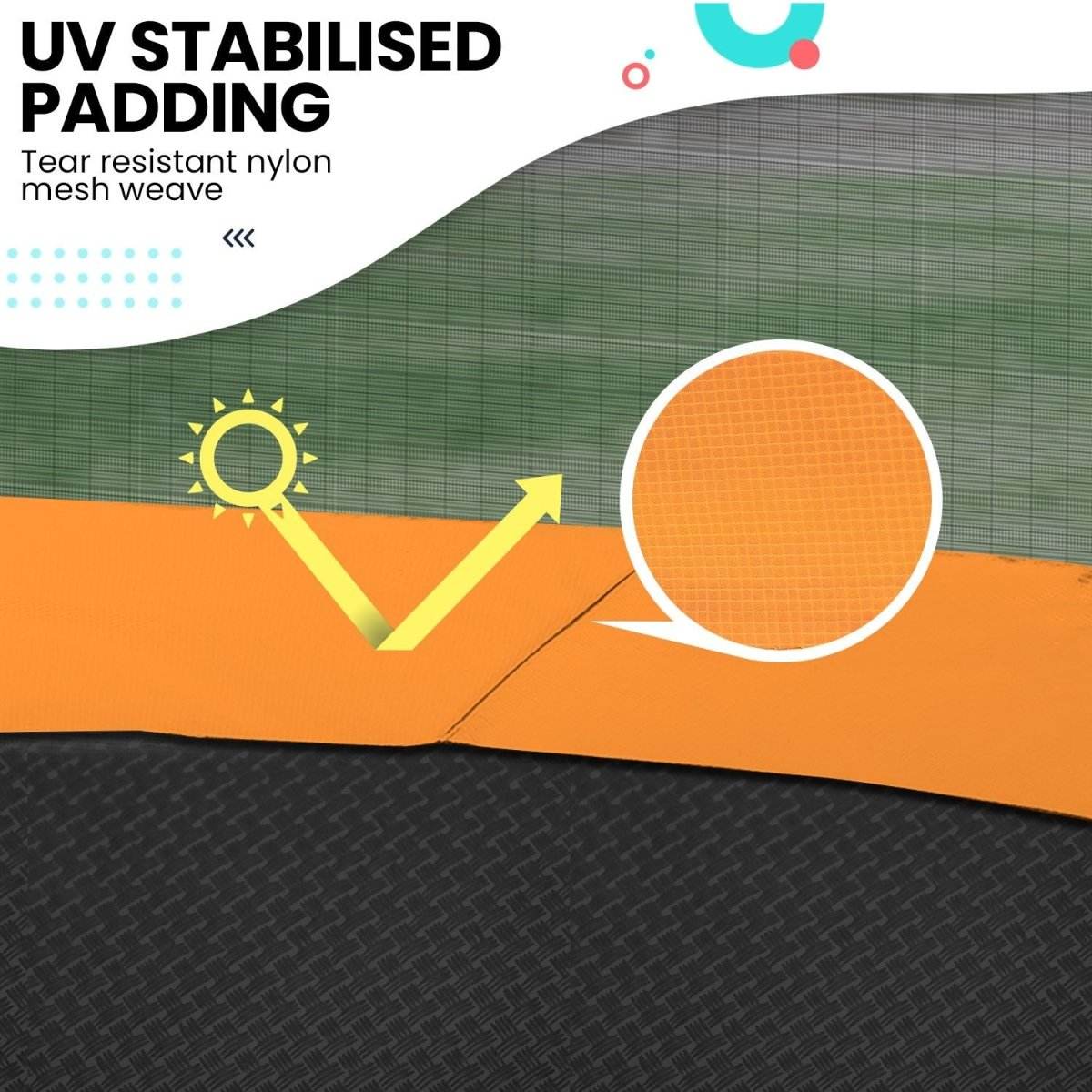 Kahuna Twister 14ft Springless Trampoline Outdoor Kids Safety Net Pad Mat | Outdoorium