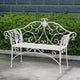Katerina Bench Ant. White | Outdoorium