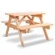 Keezi Kids Outdoor Table and Chairs Picnic Bench Set Children Wooden | Outdoorium