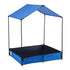 Keezi Kids Sandpit Metal Sandbox Sand Pit with Canopy Cover Outdoor Toys 120cm | Outdoorium