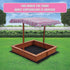 Kids Wooden Toy Sandpit with Adjustable Canopy | Outdoorium