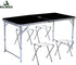 KILIROO Camping Table 120cm Black (With 4 Chair) - Outdoorium