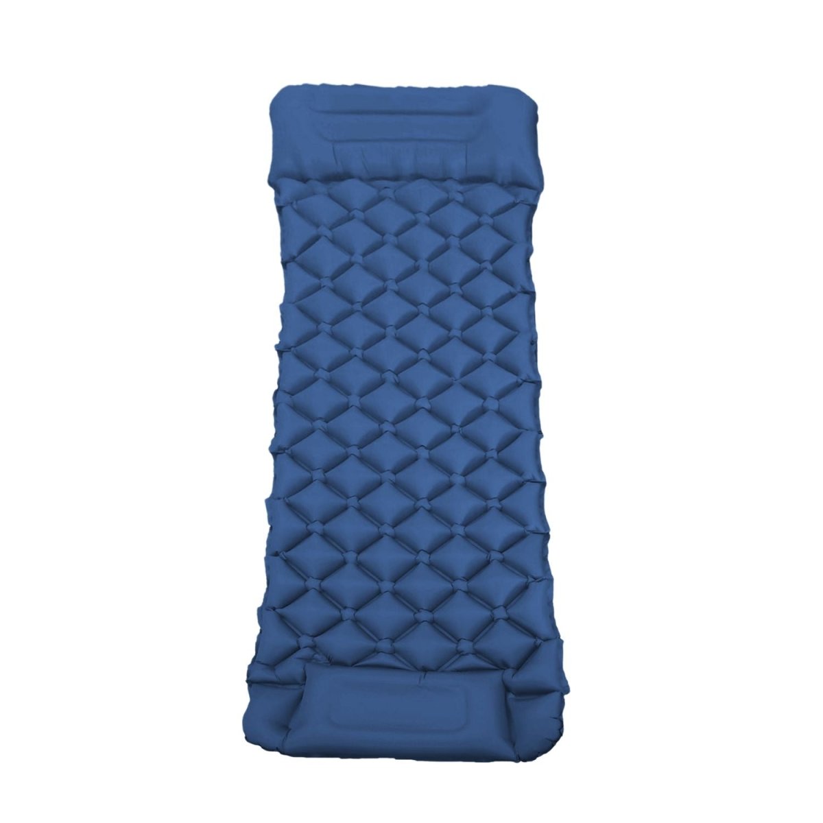 KILIROO Inflatable Camping Sleeping Pad with Pillow (Navy Blue) - Outdoorium