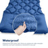 KILIROO Inflatable Camping Sleeping Pad with Pillow (Navy Blue) - Outdoorium