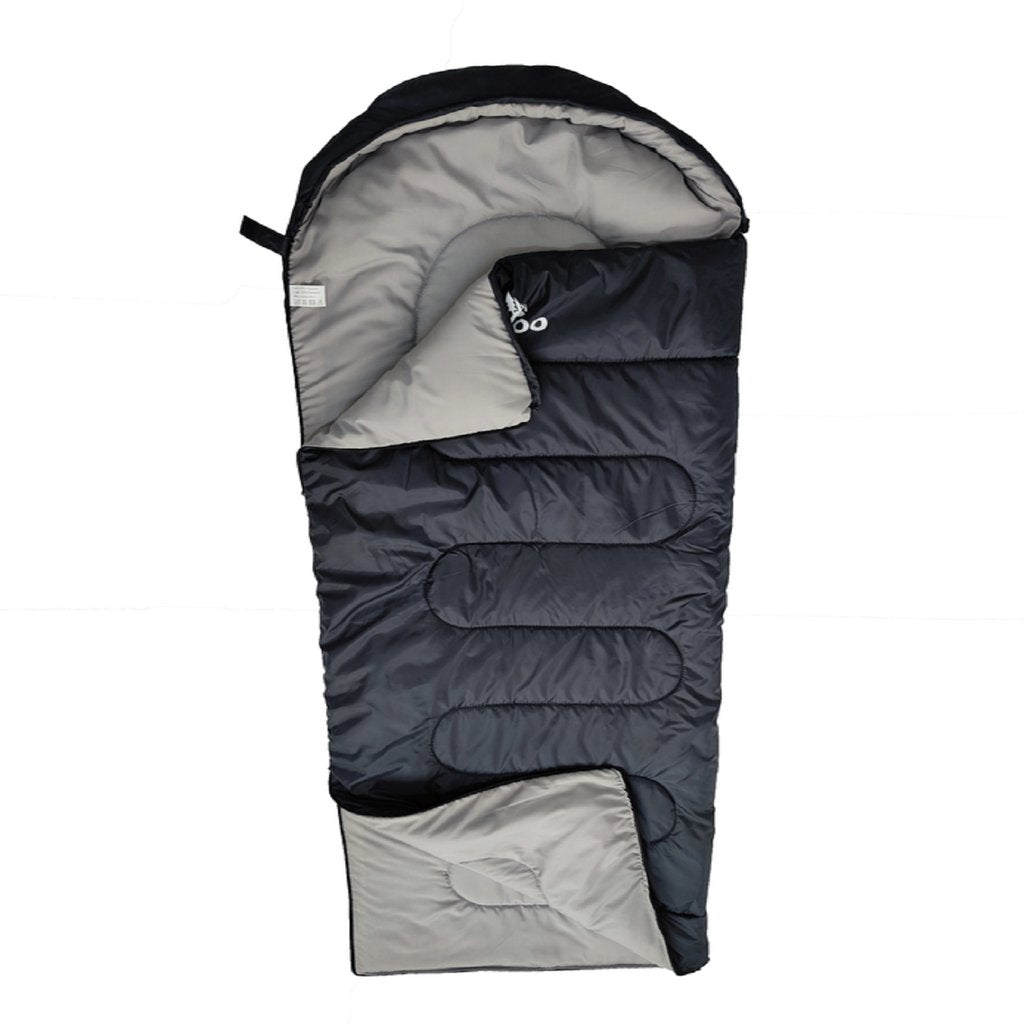 KILIROO Sleeping Bag 350GSM Black - Outdoorium