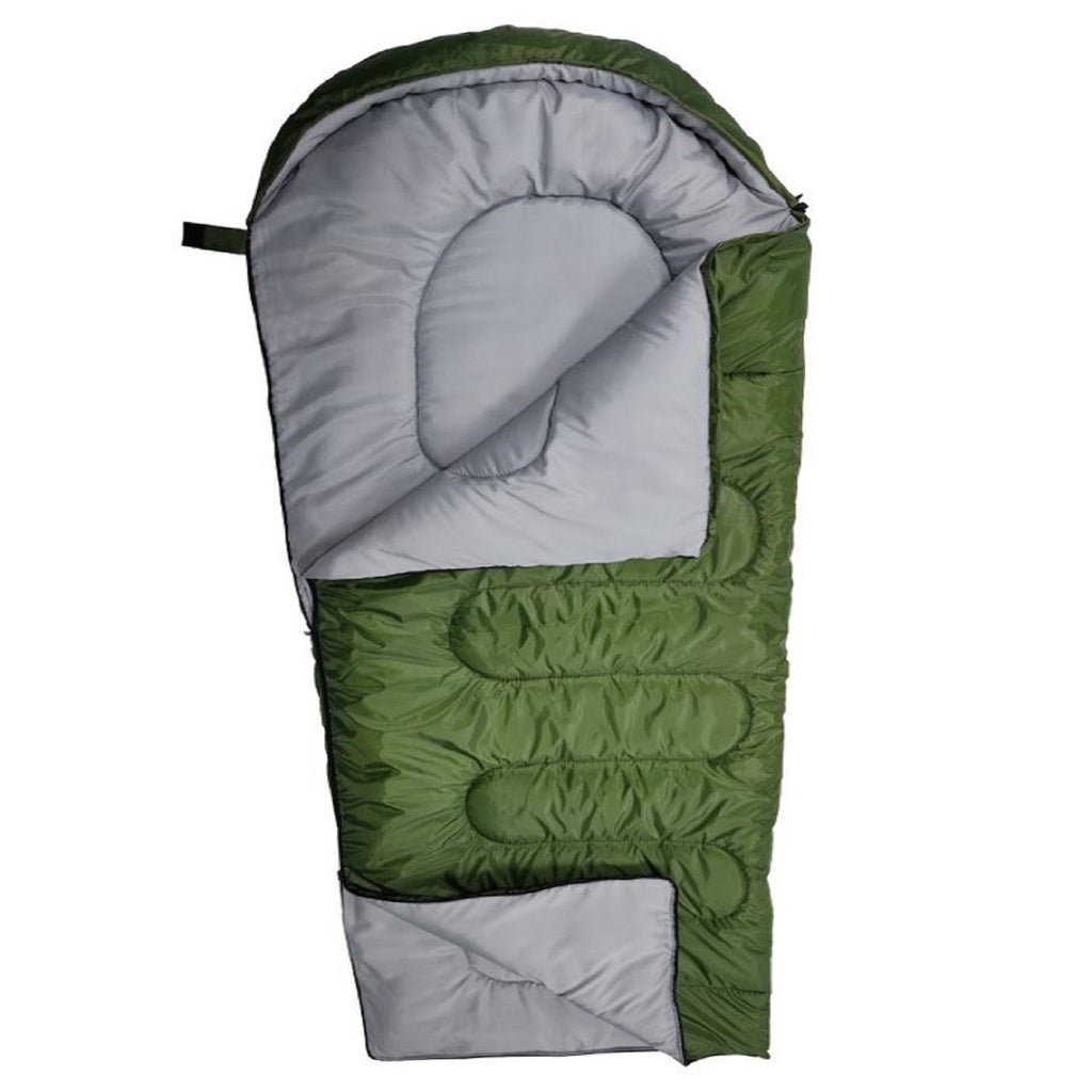 KILIROO Sleeping Bag 500GSM Army Green - Outdoorium