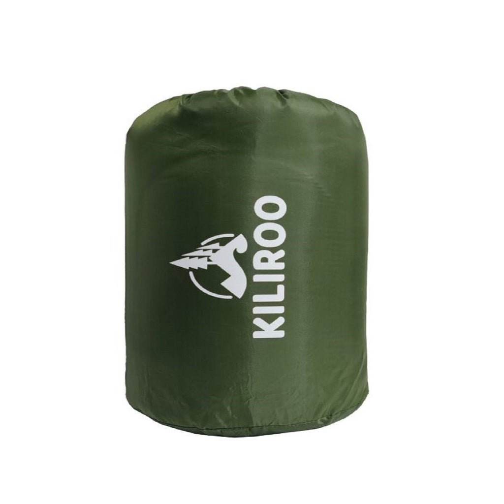 KILIROO Sleeping Bag 500GSM Army Green - Outdoorium