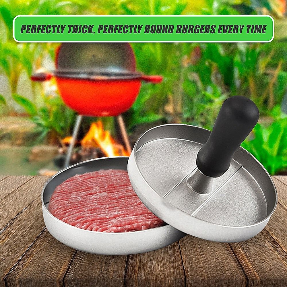 Large Round Hamburger Patty Maker Grill Press Burger Metal Mold Cooking Tools - product image 10