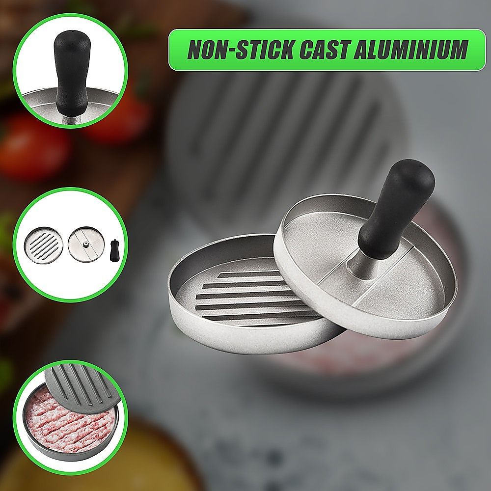 Large Round Hamburger Patty Maker Grill Press Burger Metal Mold Cooking Tools - product image 9