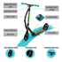 Lascoota Pulse Kick Push Commuter Scooter Teen Adult Graphic Black | Outdoorium