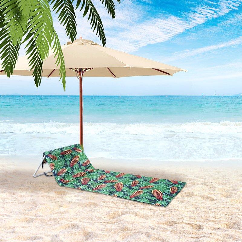 Lazy Dayz Fold Up Beach Lounger - Makena - Outdoorium