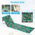Lazy Dayz Fold Up Beach Lounger - Mossman | Outdoorium