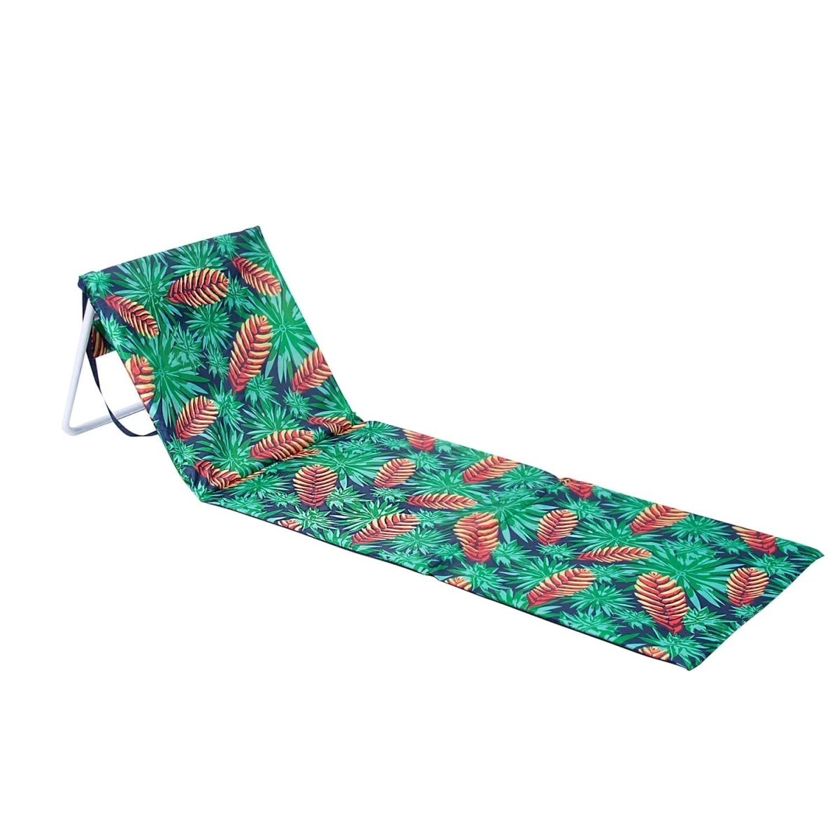 Lazy Dayz Fold Up Beach Lounger - Mossman - Outdoorium