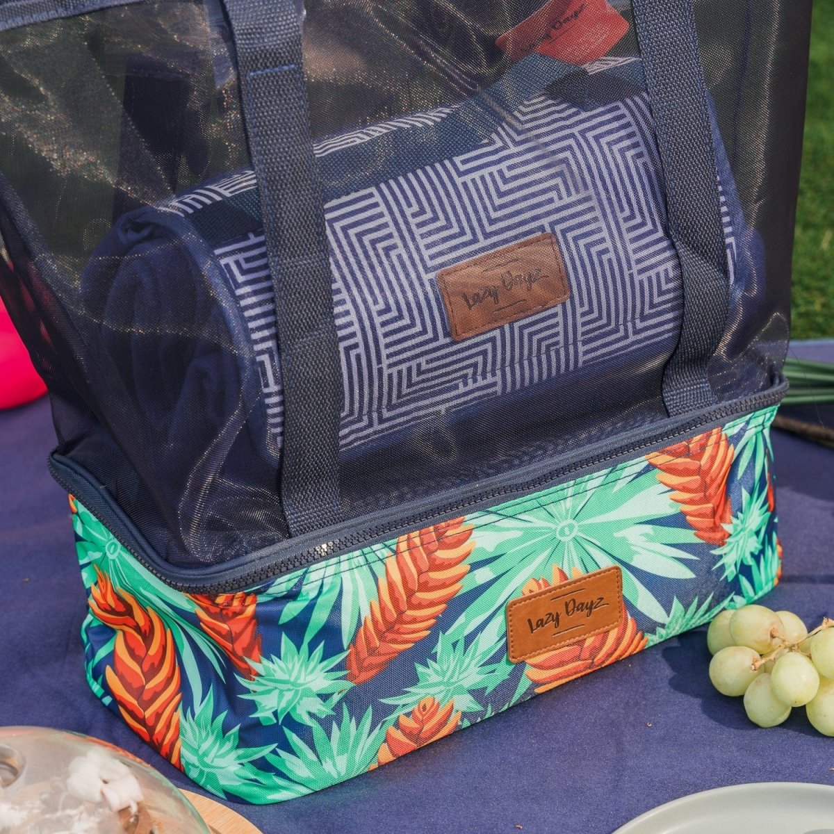 Lazy Dayz Insulated Cooler Tote - Mossman - Outdoorium