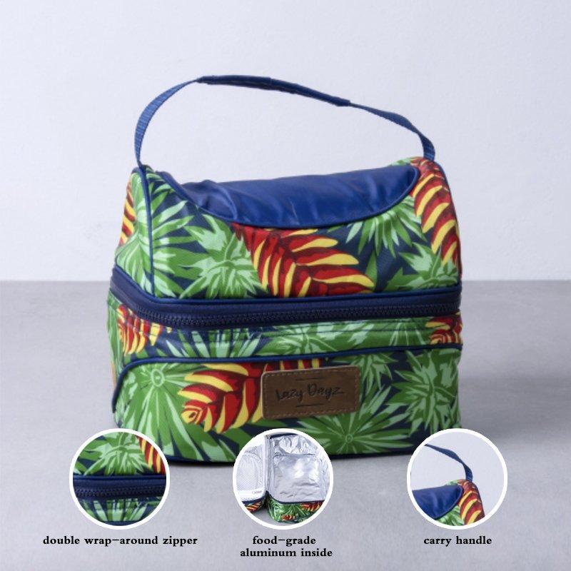 Lazy Dayz Insulated Deluxe Lunch Cooler - Makena - Outdoorium