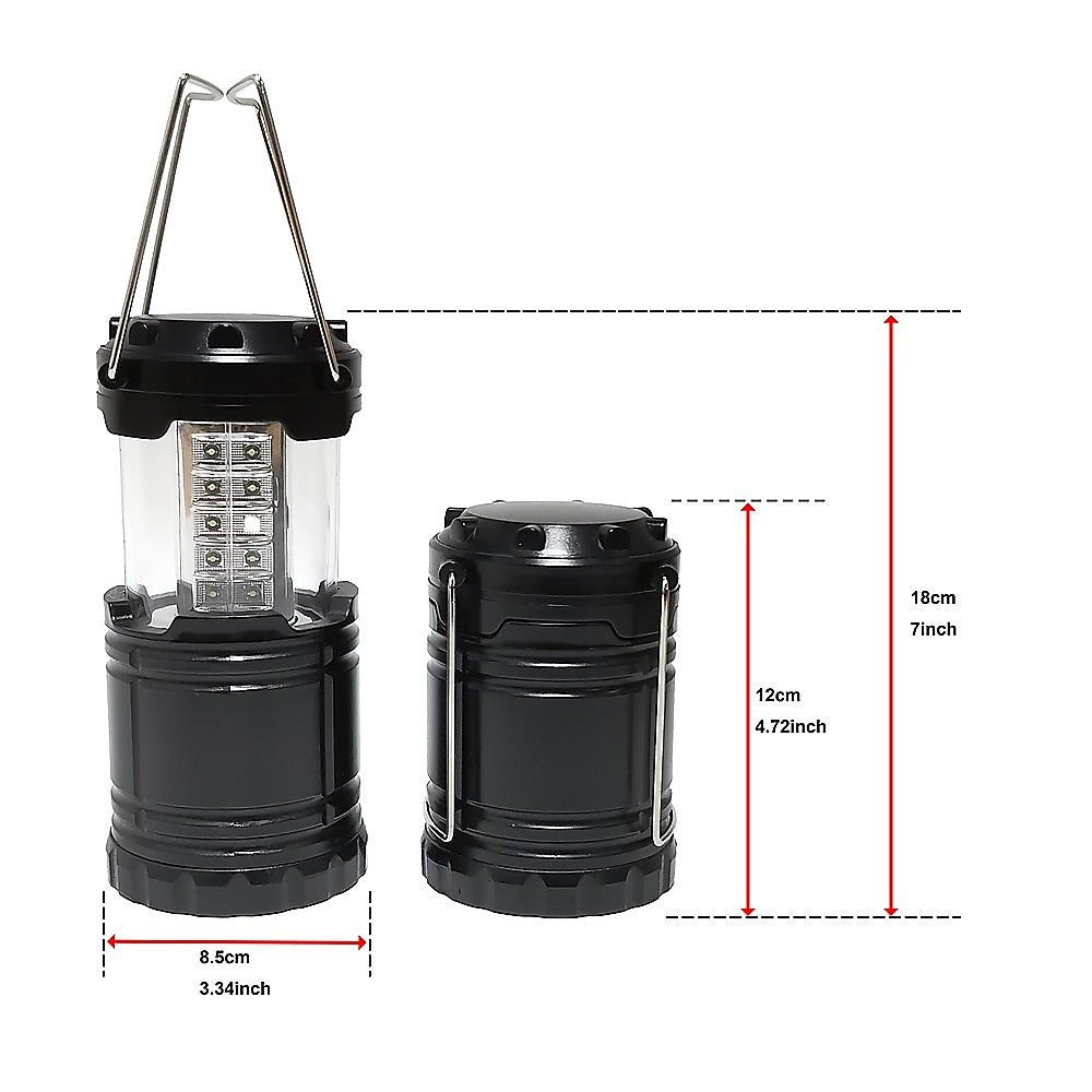 LED Camping Lantern, Super Bright Portable 2 Pack - Outdoorium