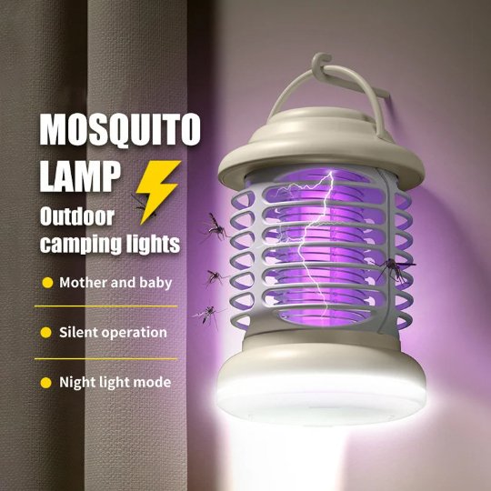 LIFEBEA Electric Insect Killer Mosquito Pest Fly Bug Zapper Catcher Trap Lamp Mosquito Repellent Light for Home or Outdoor Portable Camping - Outdoorium