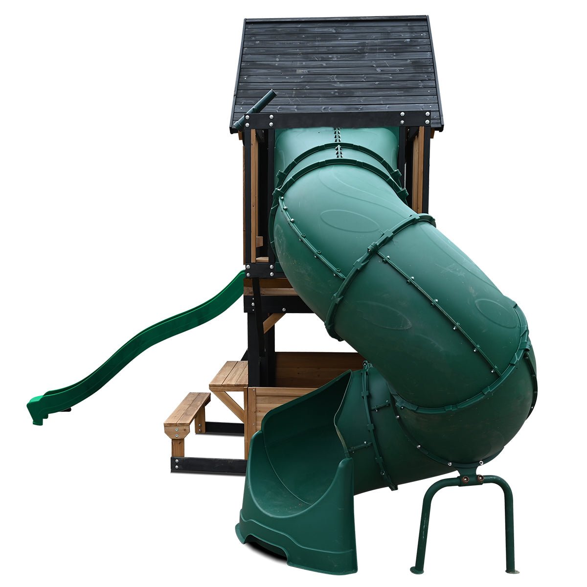 Lifespan Kids Claremont Swing Set & Play Centre with 2.2m Slide (Green) | Outdoorium