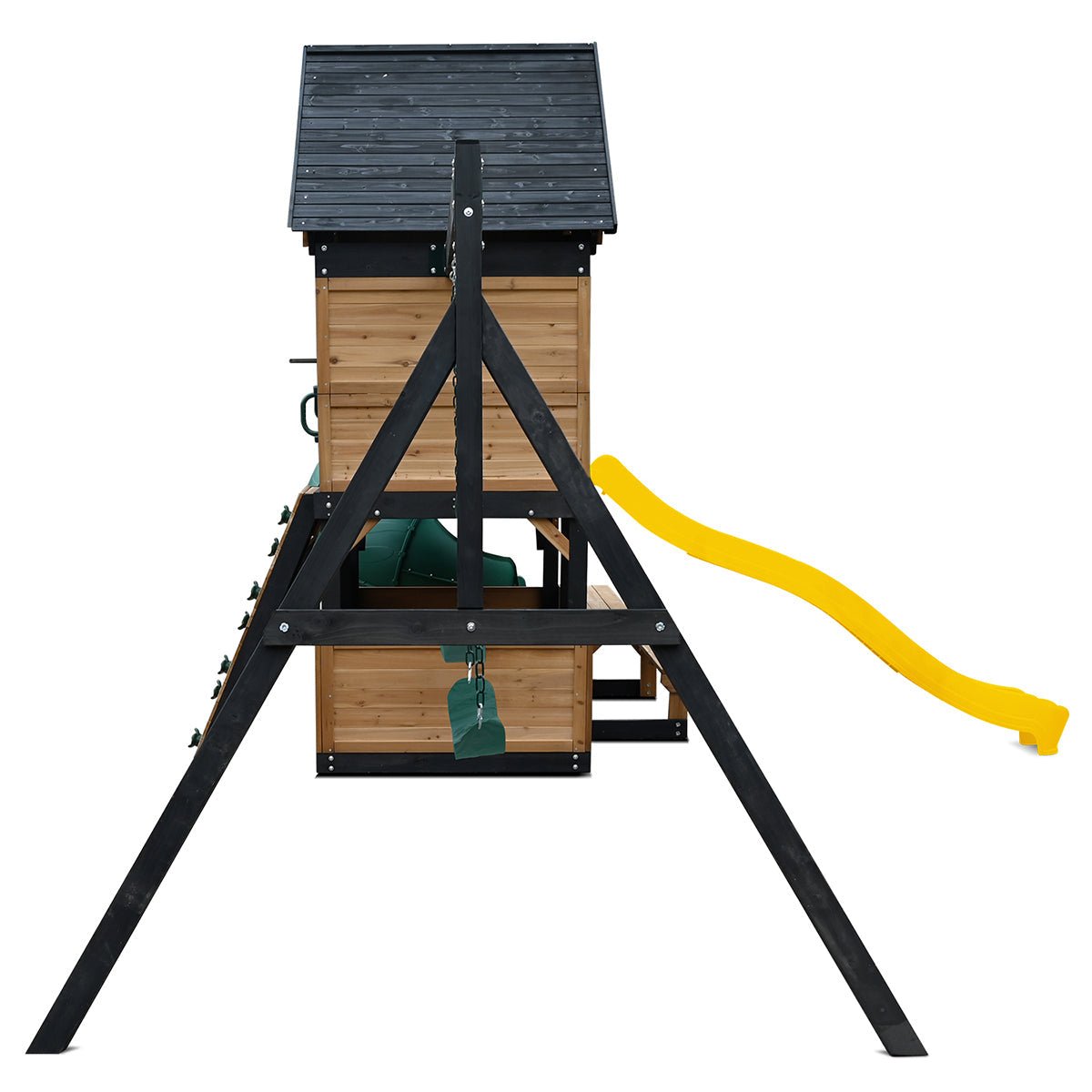 Lifespan Kids Claremont Swing Set & Play Centre with 2.2m Slide (Yellow) | Outdoorium