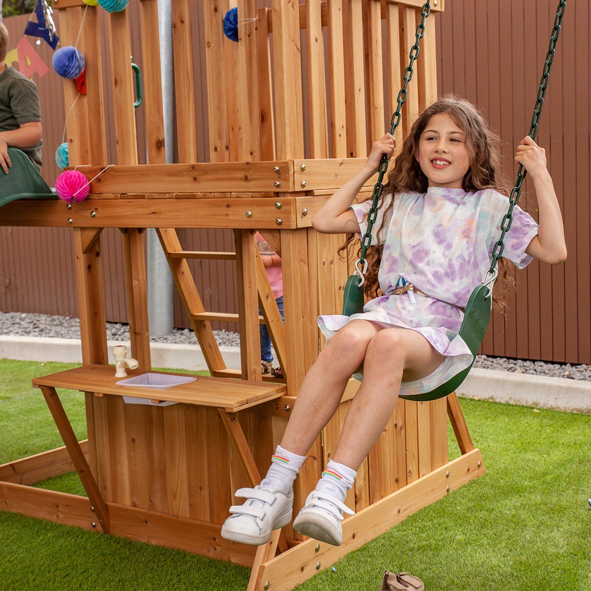 Lifespan Kids Coburg Lake Play Centre with Green Slide - Outdoorium